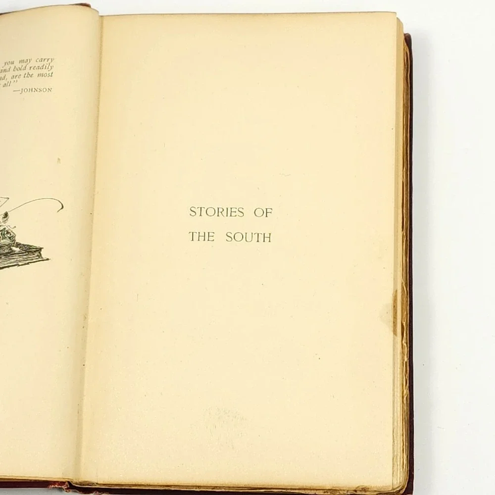 1893 Stories of the South By Page Robertson Harris Davis First Edition Scribners